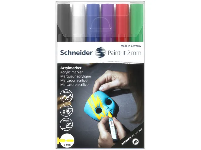 Acrylmarker Schneider Paint-it 310 2mm etui 6st.