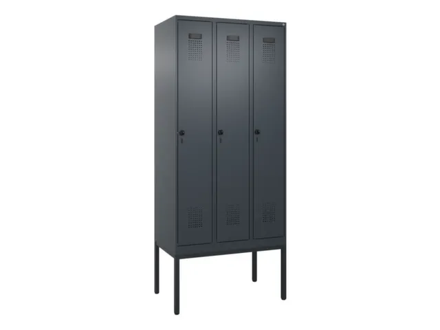 locker voor scheiding van kleding,HxBxD 2120x900x500mm,3vak