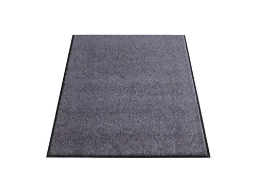 Schoonloopmat Binnen 90x150 Wasbaar Grijs