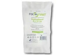 Snelverband FixFirst gerold 8x10cm 10 stuks