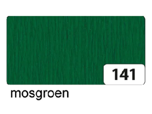 Crêpepapier Folia 50x250cm 10vel 141 mosgroen