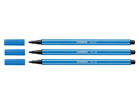 Viltstift STABILO Pen 68/41 medium ultramarijn blauw