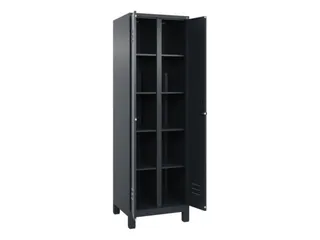 wasgoedverdeelkast,HxBxD 1950x600x500mm,vak B 300mm,draaigrendel - 2