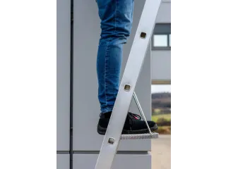 Inhangtrede,V. Staande Ladder Met Sporten,Draagverm. 150Kg,Aluminium - 7