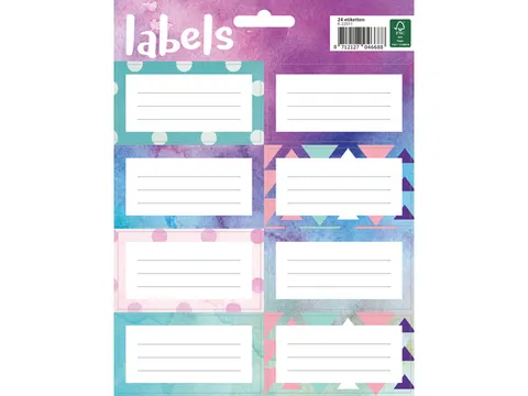 Boeketiket Waterpaint