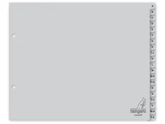 Tabblad Kangaro ordneralfabet A-Z PP 120 micron 2-gaats 20-delig