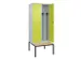 locker voor scheiding van kleding,HxBxD 2120x800x815mm,2vak