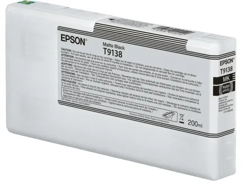 C13T91380N EPSON T9138 SC Inkt mat zwart 200ml