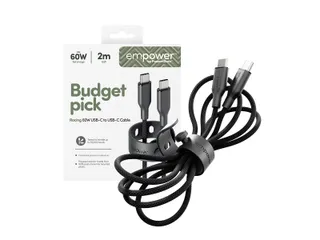 PanzerGlass empower by Racing 60W USB-C to USB-C Cable | USB 2.0 - 1