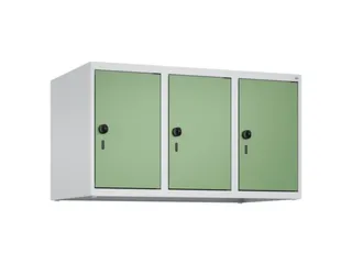 opzetkast,v. locker,3vak.,vak B 300mm,HxBxD 500x900x500mm,draaigrendel - 2