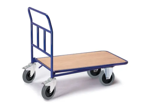 cash-and-carrywagens,draagverm. 400kg,laadvl. LxB 840x495mm,houtplaat