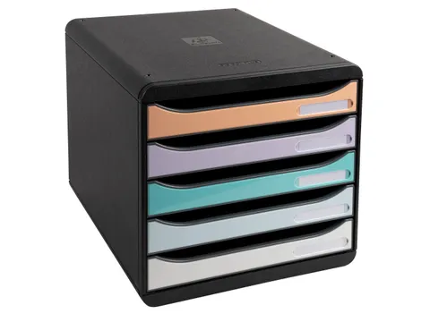 Ladenblok A4+ BIG BOX PLUS Pastel zwart/pastel glossy