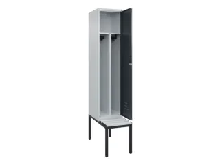 locker voor scheiding van kleding,HxBxD 2120x400x815mm,1vak - 2