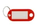 Sleutelhanger Westcott rood 100st. In doos. Met verwisselbaar etiket.