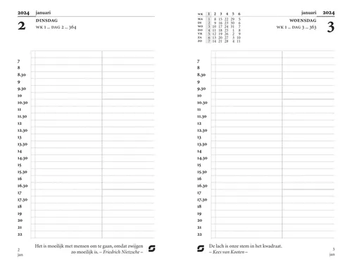 Agendavulling 2027 Succes Junior 1dag/1pagina
