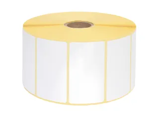 Labeletiket IEZZY Zebra 800262-125 57x32mm 25mm wit permanent 2100st - 1
