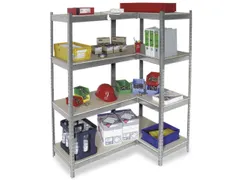 magazijnstelling,hoekstelling,HxBxD 1800x 900/1300x 410mm,vakl. 265kg