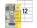 Avery Zweckform L7875 Sterk klevende etiketten A4 105x48mm 240 stuks