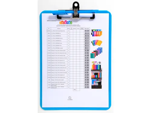 Klemplaat IDERAMA 2 2,5x31,5 cm voor A4