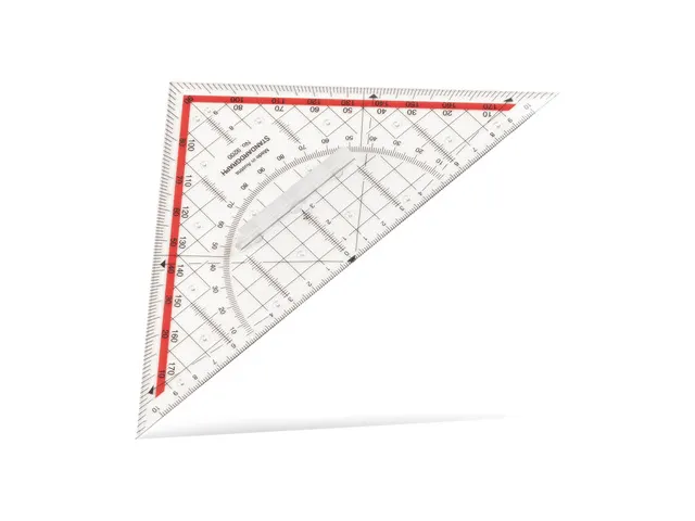 Tekendriehoek Standardgraph 23cm met greep