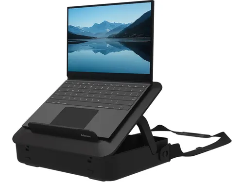 Breyta laptoptas, met laptopstandaard, zwart