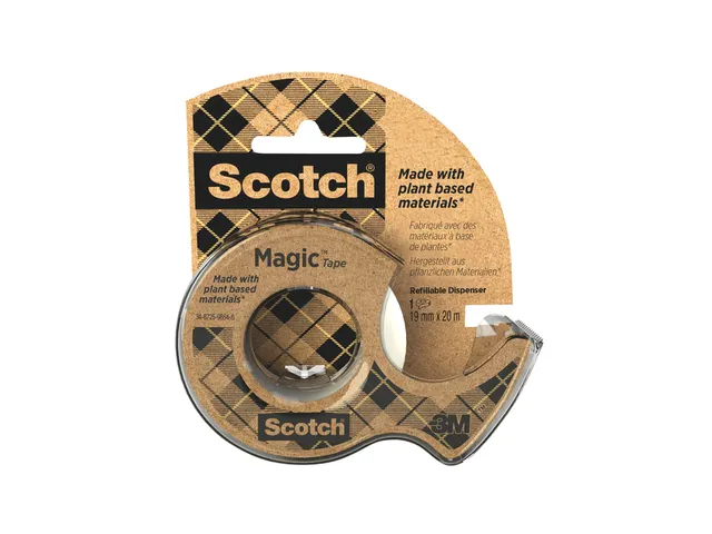 Ruban adhésif Scotch Magic 919 19mmx20m transparent avec dévidoir re