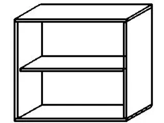 kantoorstelling,HxBxD 720x800x430mm,1xhouten vloer,decor romp - 4