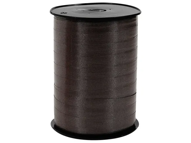 Polyband lint Kangaro op spoel zwart 10mmx250mtr