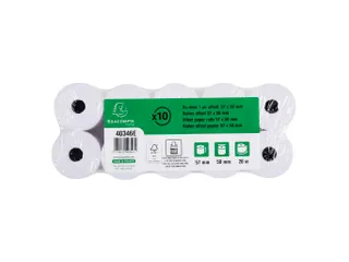 Rekenmachine Papierrol 57x50x12x20 1 laag offset extra wit 60g/m2 Wit - 1