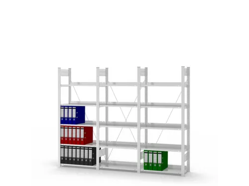 dossierstelling,grondveld,HxBxD 1750x810x335mm,vaklast 60kg