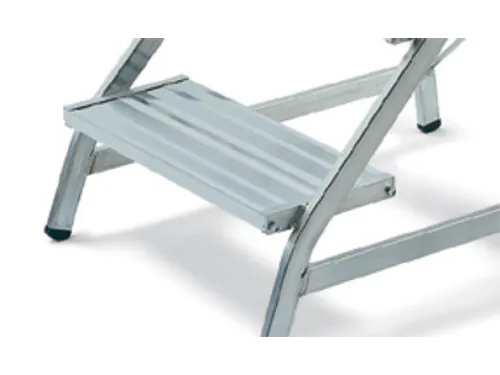 trap,bordes H 480mm,2trede(n),aluminium