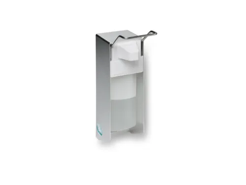 ontsmettingsmiddeldispenser,HxBxD 270x82x153mm,m. bak,aluminium