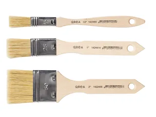 Kwast Qrea varkenshaar set à 3 breedtes - 6