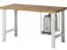 support UC,p. établi,HxlxP 500x150-230x500mm,acier,RAL7035
