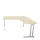 bureau in vrije vorm,HxBxD 740x1600x1600mm,vrije vorm,NE-esdoorn