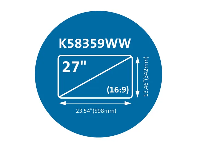 Filtre de confidentialité Kensington MagPro 27 inch 16:09