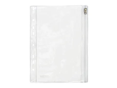 Pochette Foldersys A5 avec bord perforé et fermeture éclair