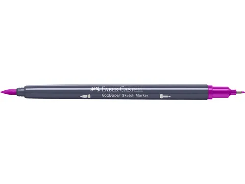 Sketchmarker Faber-Castell Goldfaber 125 middle purple pink op alcohol
