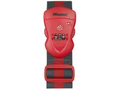 Kofferriem MasterLock TSA rood/zwart