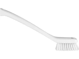 Vikan Hygiene smalle borstel Wit lange steel