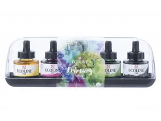 Talens Ecoline Vloeibare waterverf set Primair 5 x 30 ml - 2