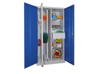 verticale kast,HxBxD 1950x1000x600mm,RAL7035,front RAL7035 - 2