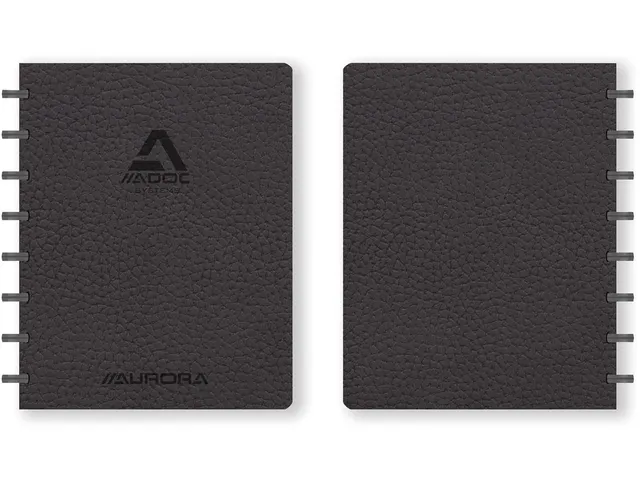 Business schrift A5 144 bladzijden geruit 5 mm zwart