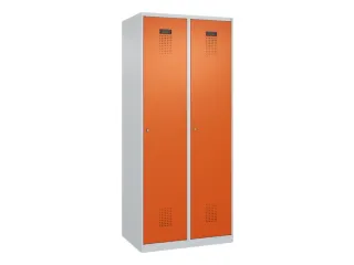 locker,HxBxD 1850x800x500mm,2vak,vak B 400mm,cil.-slot,staand op vloer - 3