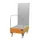 Verrijdbare Opvangbak,V. 2X200L Vat,Opvangvol. 215L
