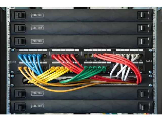 1U Blinde Afdekking Snap-in Voor Netwerk- en Serverkasten ABS Zwart