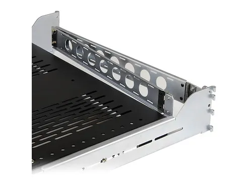 2U geventileerd uitschuifbaar server rack schap met kabelmanagement