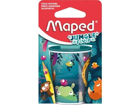 Taille-crayon Jungle Fever 2 trous sous blister