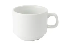 Theekop Olympia Whiteware 200 ml doos 12 stuks wit