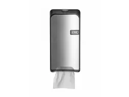 CMT Quartz Toiletpapierdispenser Bulkpack Zilver